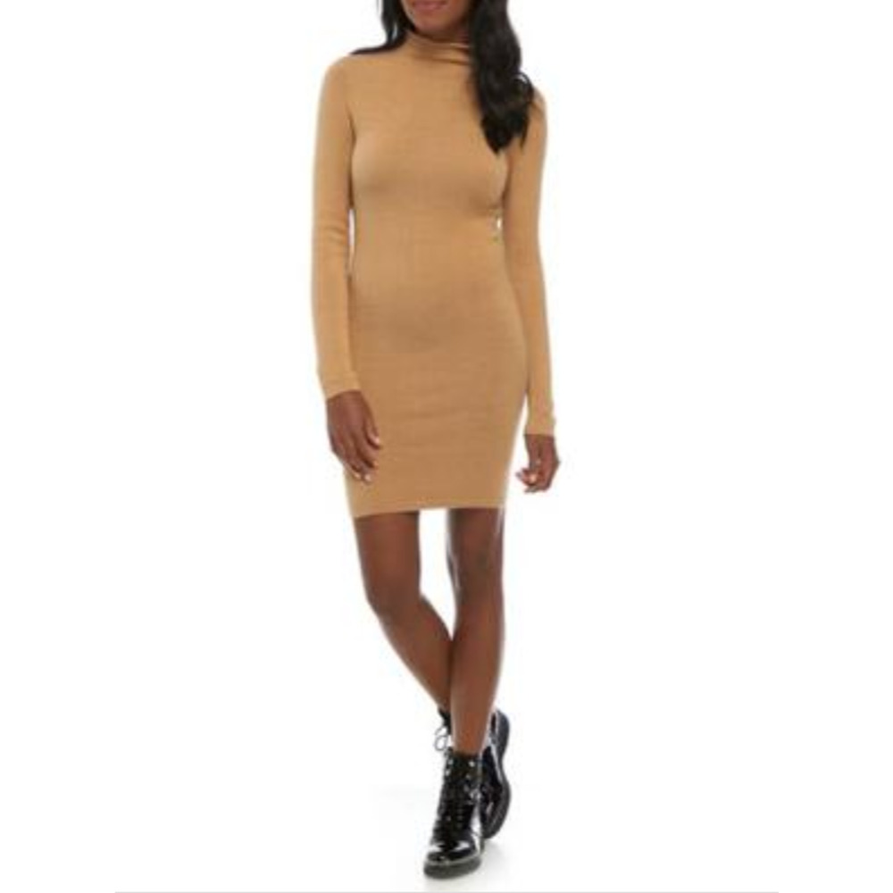 French Connection Bodycon Mini Dress Carmel Size XS